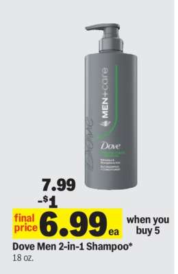 Dove Men 2-in-1 Shampoo