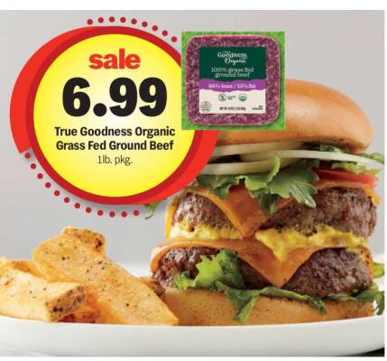 True Goodness Organic Grass Fed Ground Beef