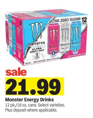 Monster Energy Drinks