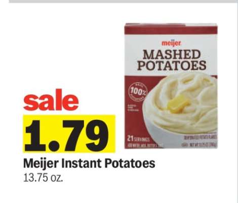 Meijer Instant Potatoes