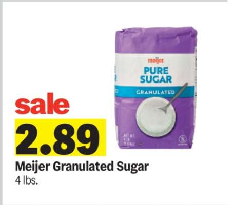 Meijer Granulated Sugar