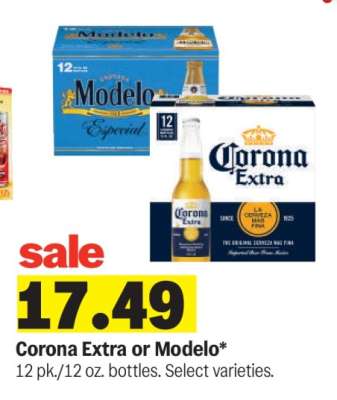 Corona Extra or Modelo