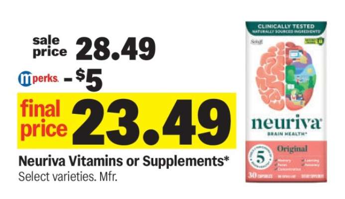 Neuriva Vitamins or Supplements