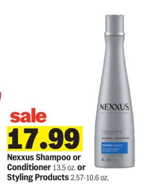 Nexxus Shampoo or Conditioner