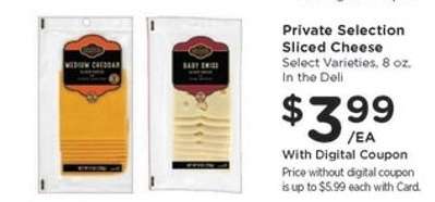 Private Selection Sliced Cheese