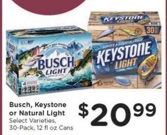 Busch, Keystone or Natural Light