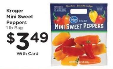 Kroger Mini Sweet Peppers