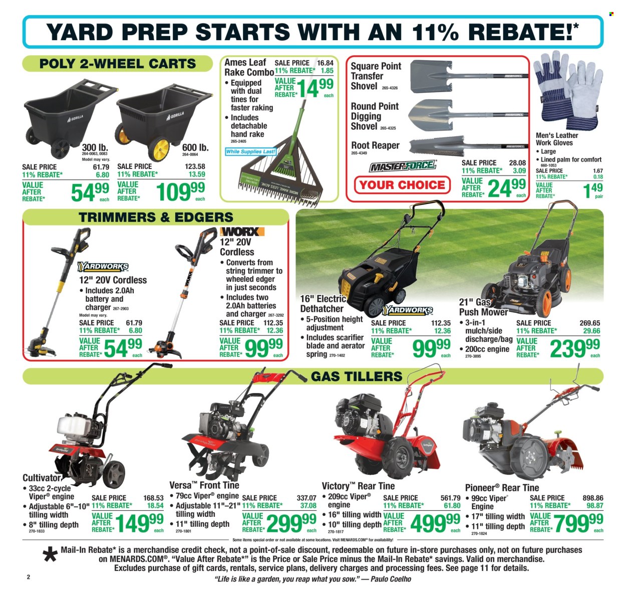 Menards ad - 03/26/2026 - 04/05/2026. Page 2