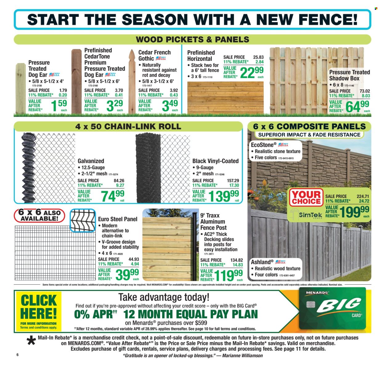 Menards ad - 03/26/2026 - 04/05/2026. Page 8
