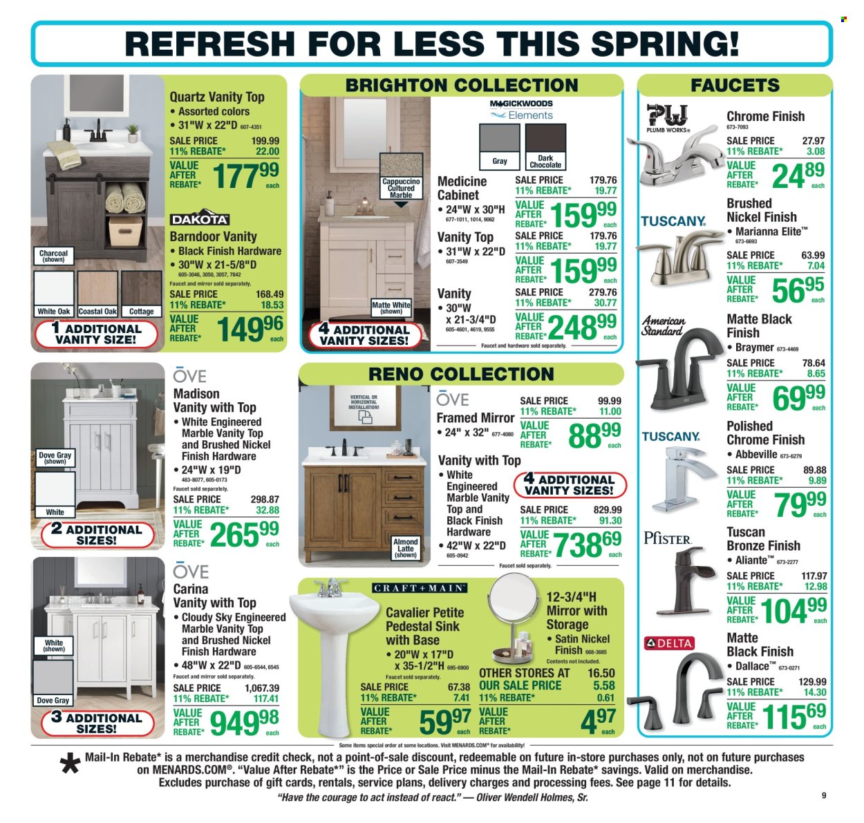 Menards ad - 03/26/2026 - 04/05/2026. Page 13