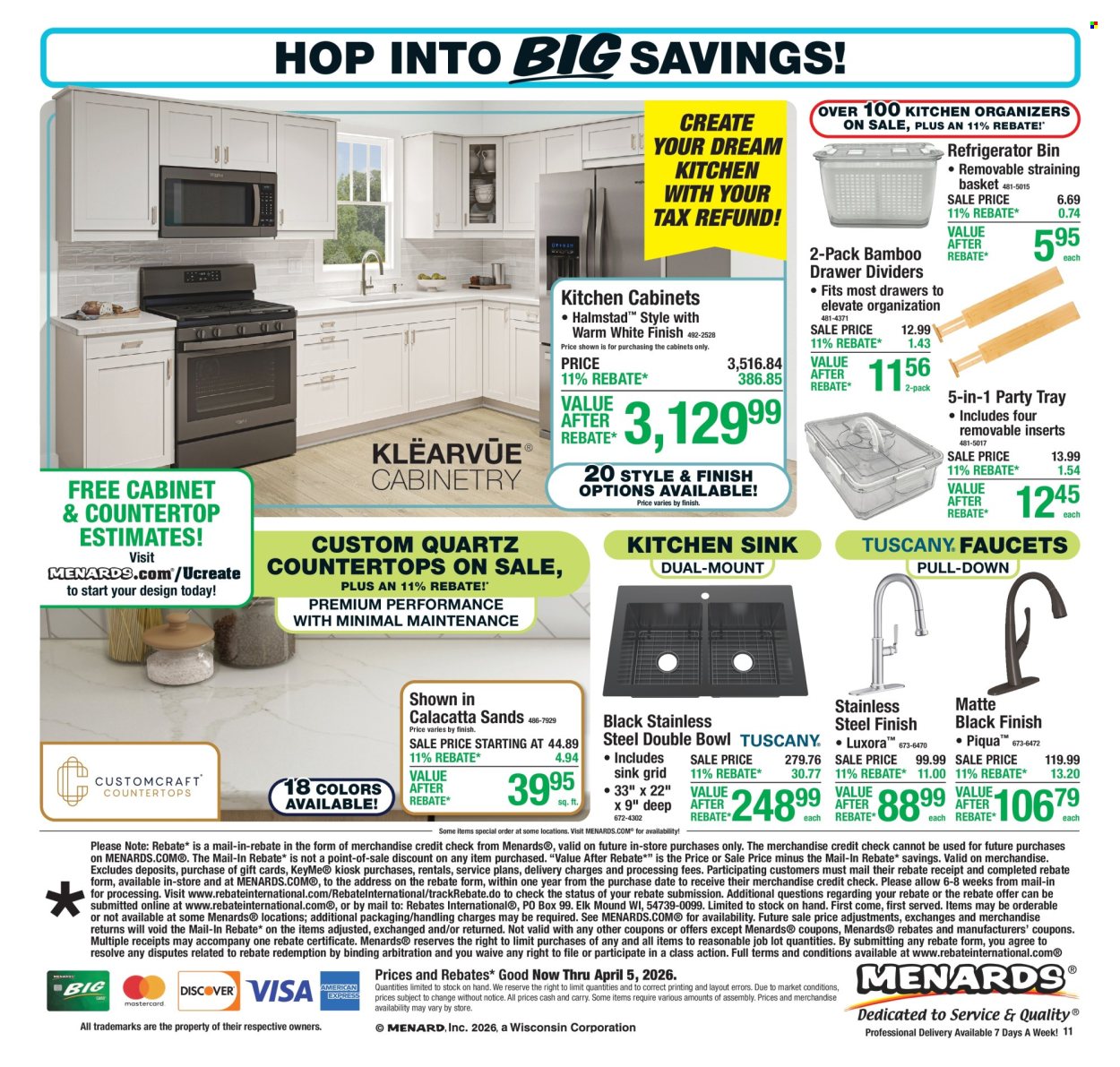 Menards ad - 03/26/2026 - 04/05/2026. Page 17
