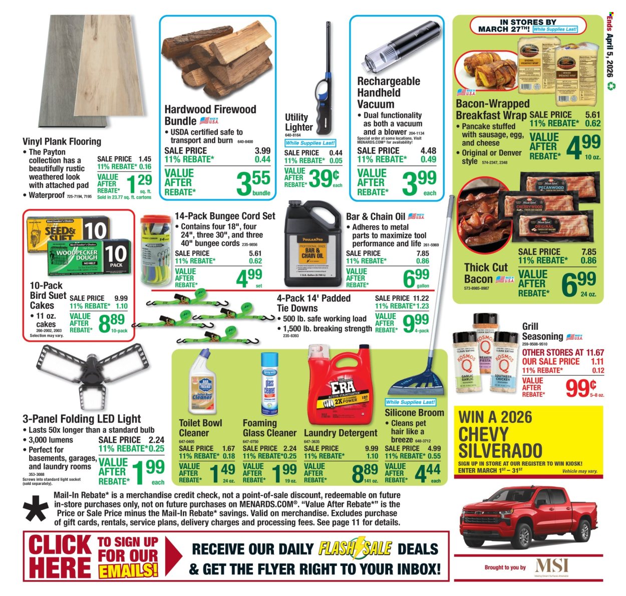 Menards ad - 03/26/2026 - 04/05/2026. Page 21