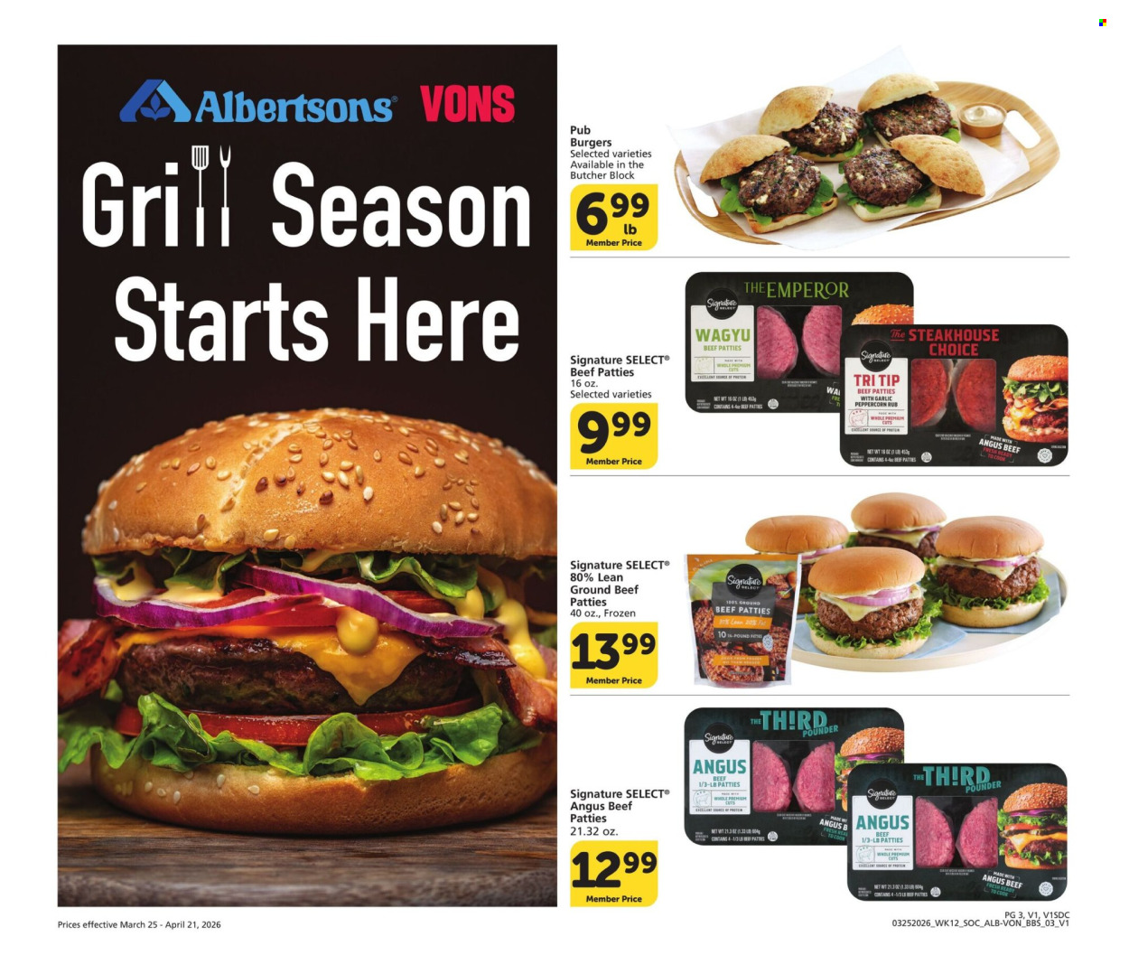 Albertsons ad - 03/25/2026 - 04/21/2026. Page 3