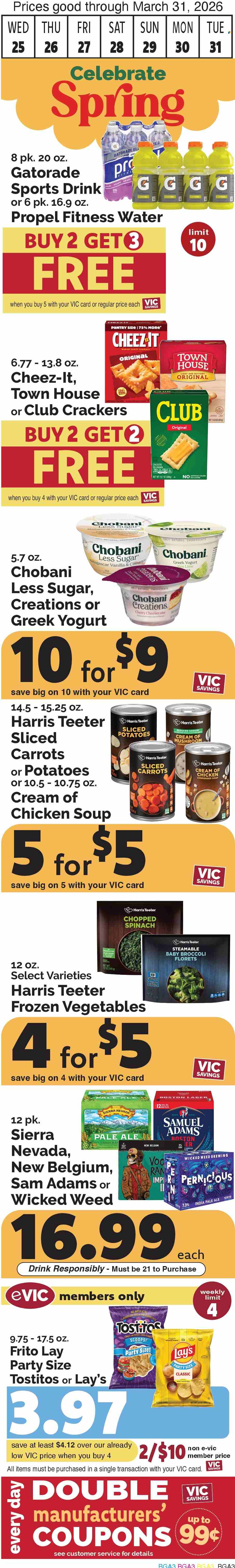 Harris Teeter ad - 03/25/2026 - 03/31/2026. Page 2