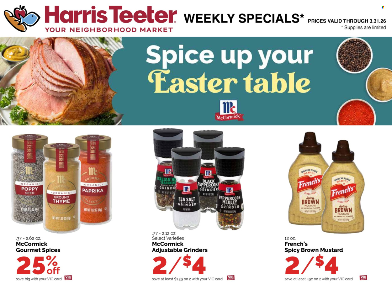 Harris Teeter ad - 03/25/2026 - 03/31/2026. Page 14