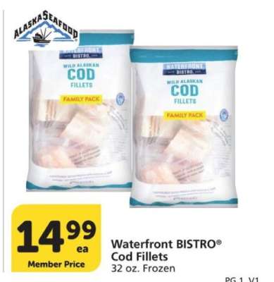 waterfront BISTRO® Cod Fillets