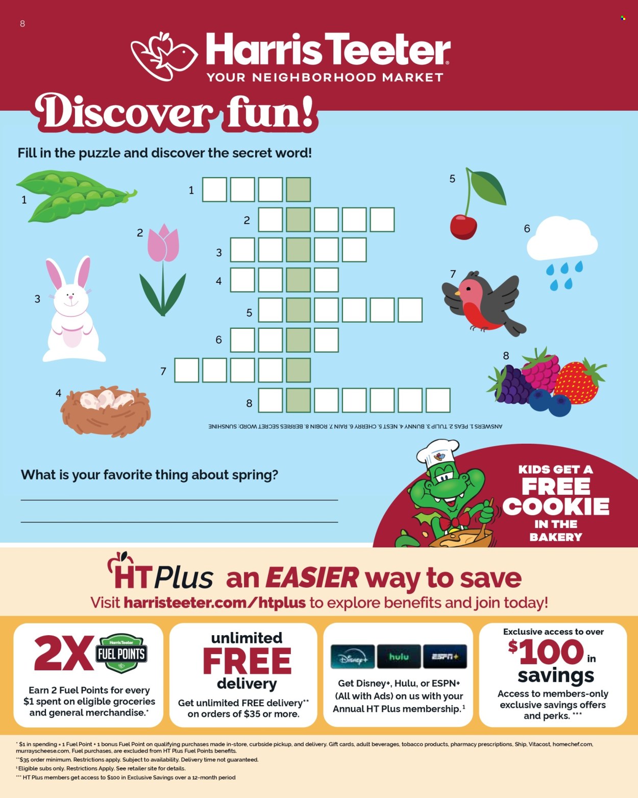 Harris Teeter ad - 03/25/2026 - 04/21/2026. Page 8