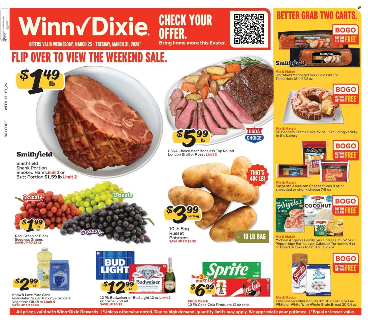Winn Dixie ad - 03/25/2026 - 03/31/2026. Page 1