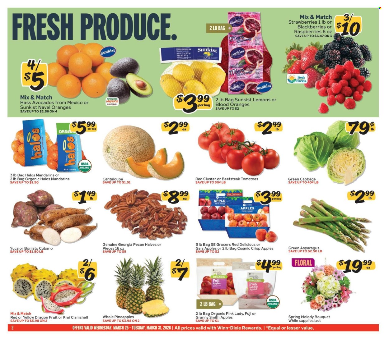 Winn Dixie ad - 03/25/2026 - 03/31/2026. Page 2