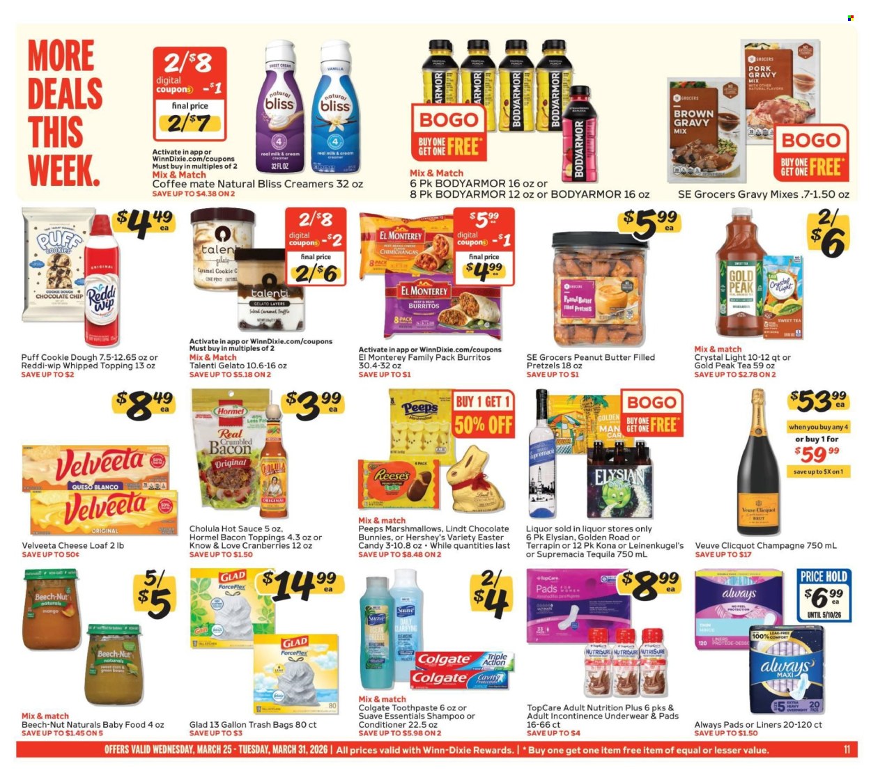 Winn Dixie ad - 03/25/2026 - 03/31/2026. Page 11