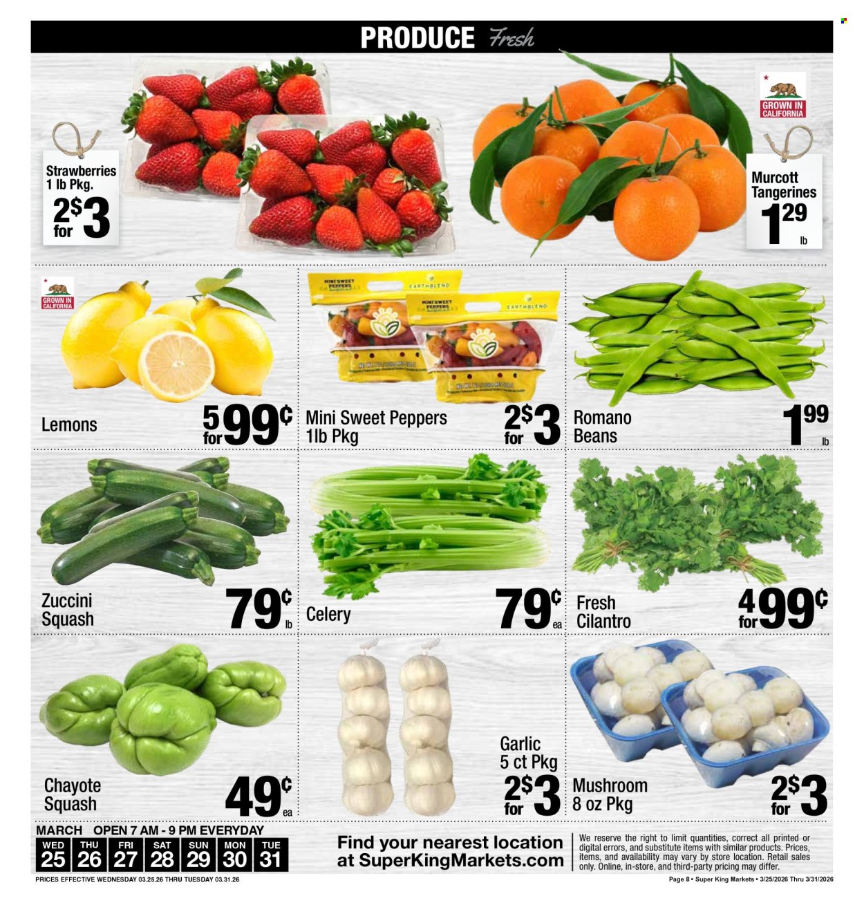 Super King Markets ad - 03/25/2026 - 03/31/2026. Page 9