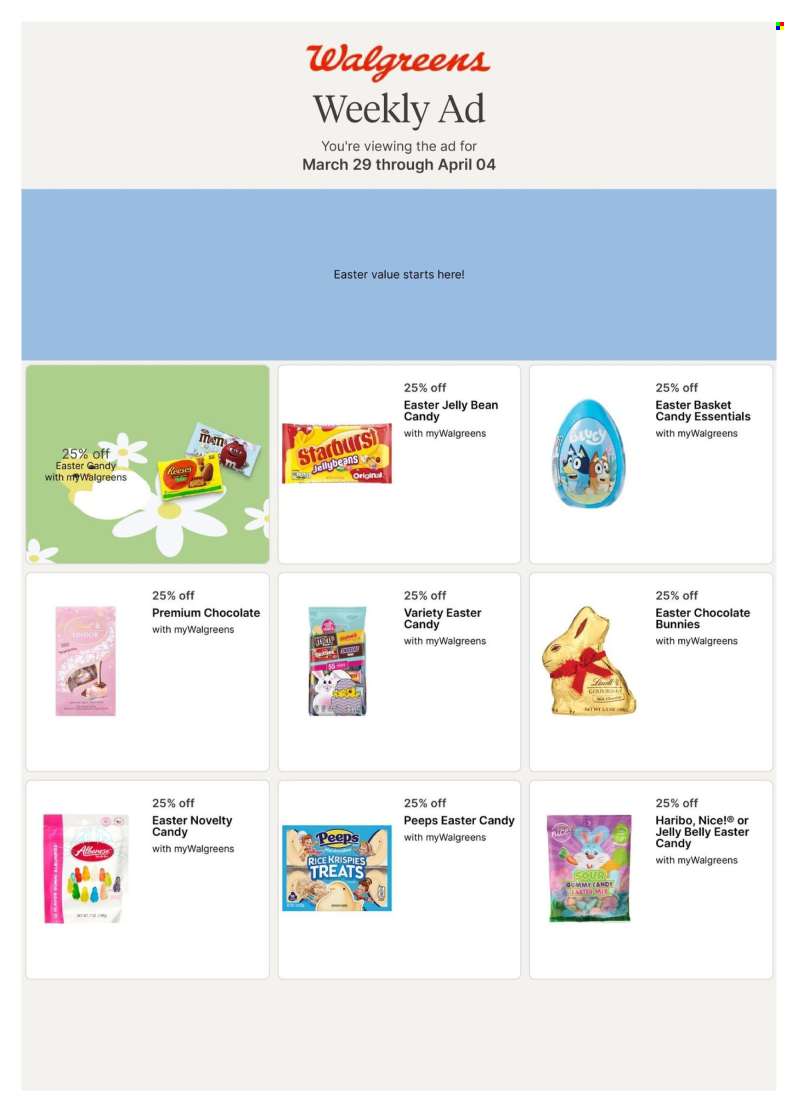 Walgreens Flyer - 03/29/2026 - 04/04/2026.