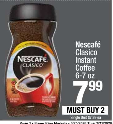 Nescafé Clásico Instant Coffee