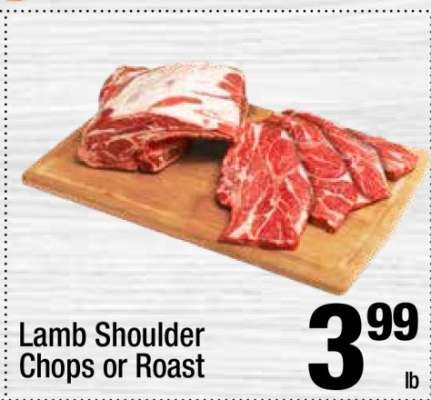 Lamb Shoulder Chops or Roast