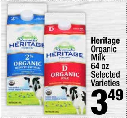 Heritage Organic Milk