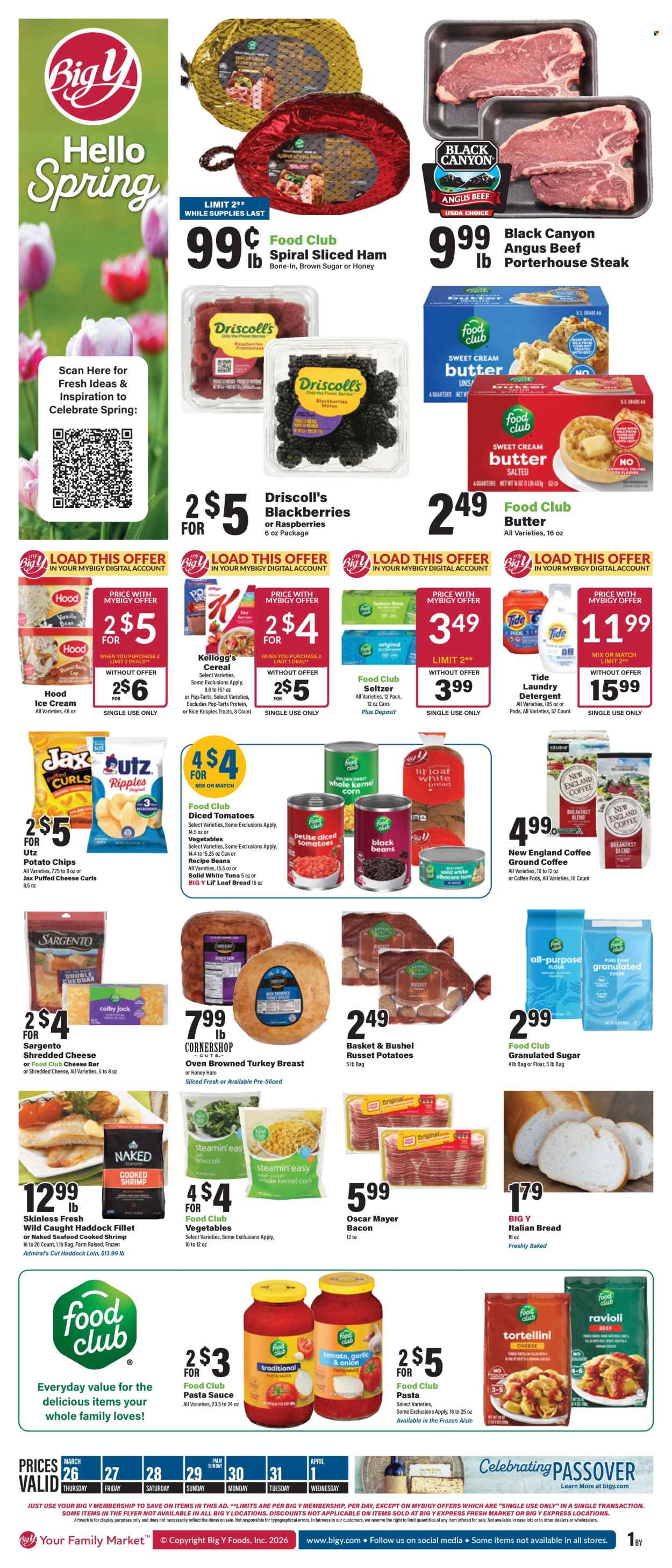 Big Y ad - 03/26/2026 - 04/01/2026. Page 1