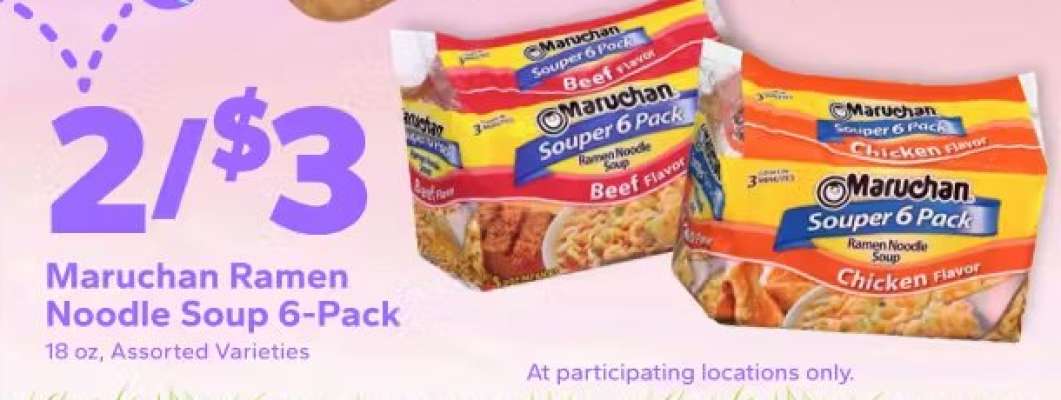Maruchan Ramen Noodle Soup 6-Pack