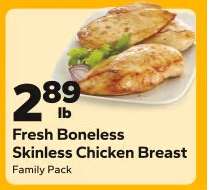 Fresh Boneless Skinless Chicken Breast