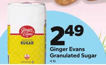 Ginger Evans Granulated Sugar