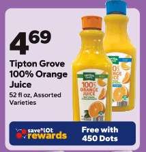 Tipton Grove 100% Orange Juice