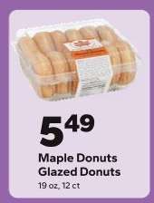 Maple Donuts Glazed Donuts