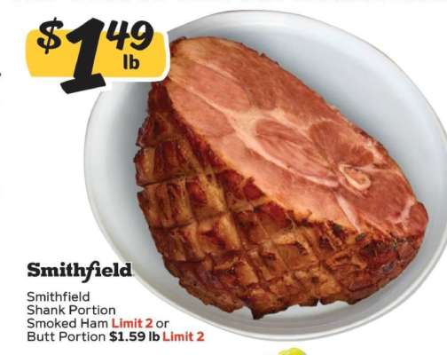 Smithfield Shank Portion Smoked Ham
