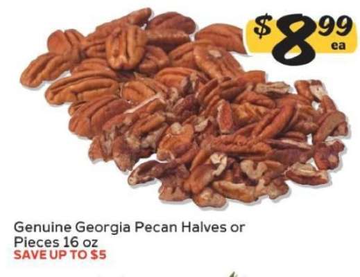 Genuine Georgia Pecan Halves or Pieces