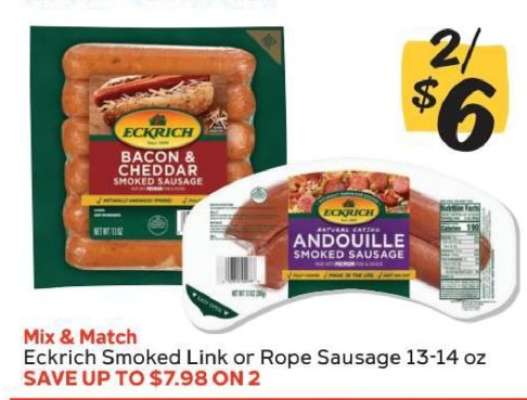 Eckrich Smoked Link or Rope Sausage