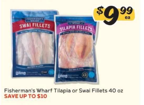 Fisherman's Wharf Tilapia or Swai Fillets