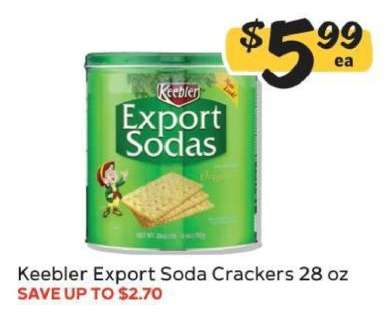 Keebler Export Soda Crackers