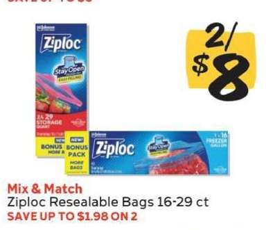 Ziploc Resealable Bags