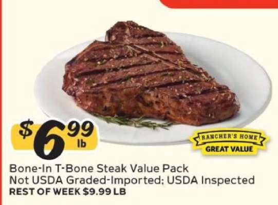Bone-In T-Bone Steak Value Pack