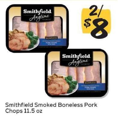 Smithfield Smoked Boneless Pork Chops