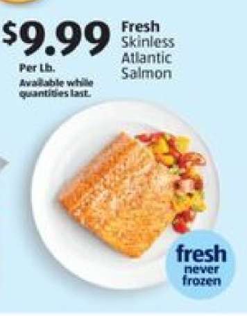 Fresh Skinless Atlantic Salmon