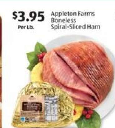 Appleton Farms Boneless Spiral-Sliced Ham