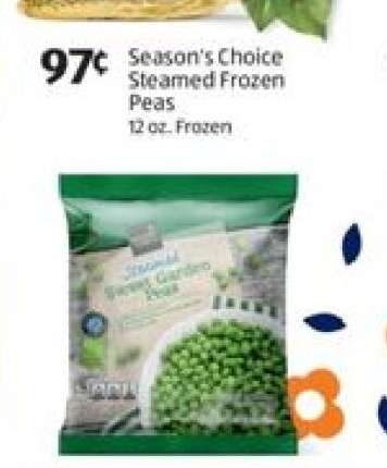 Season's Choice Steamed Frozen Peas