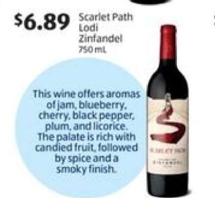 Scarlet Path Lodi Zinfandel