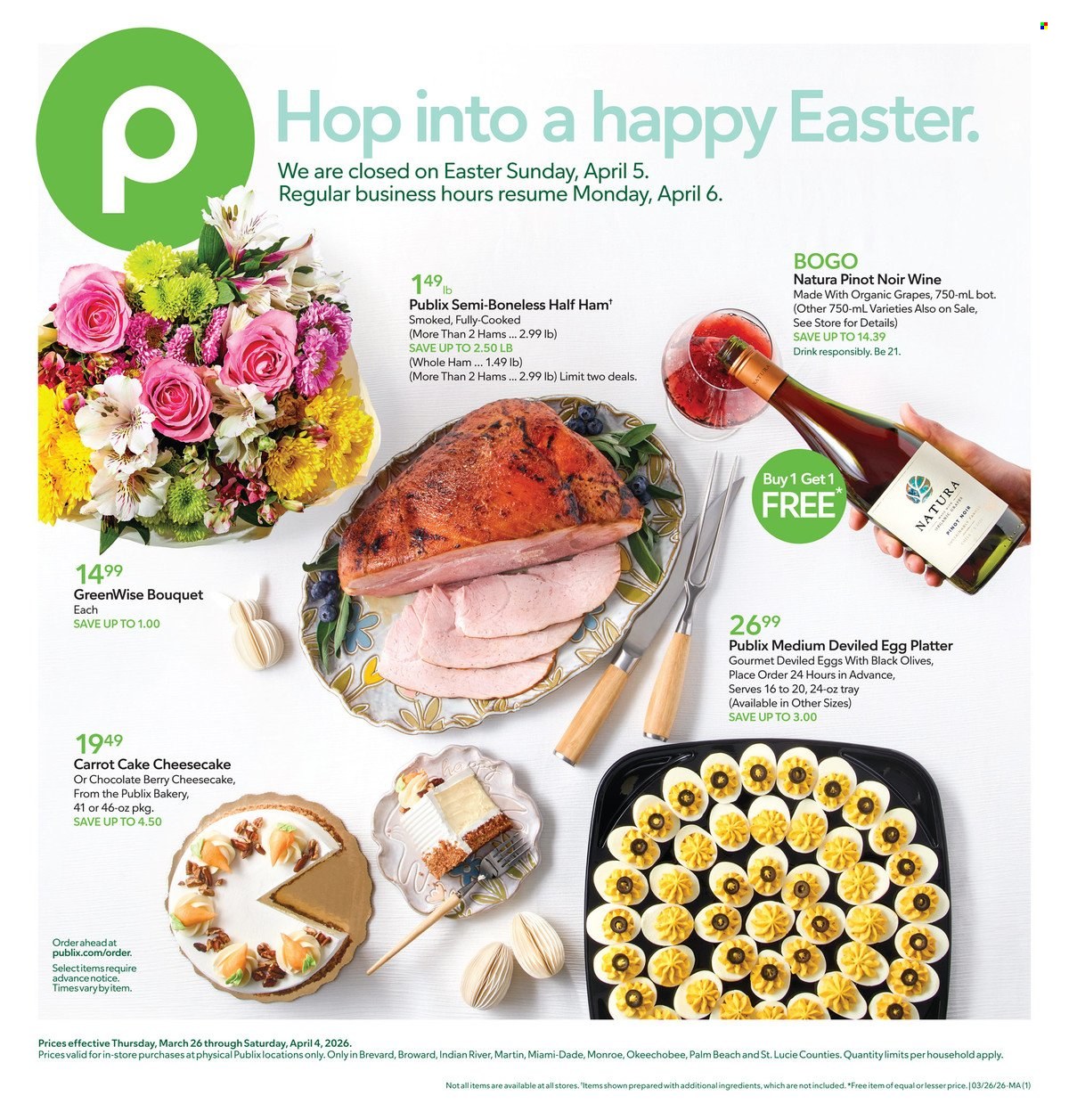 Publix ad - 03/26/2026 - 04/04/2026. Page 1