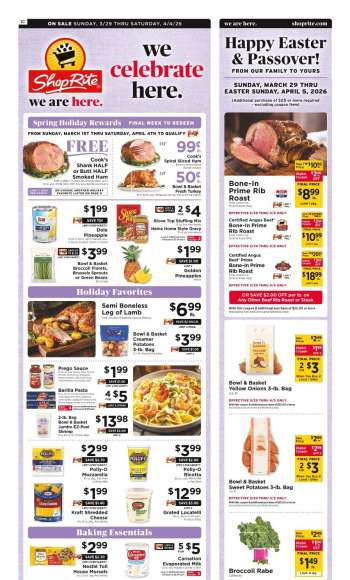 ShopRite Flyer - 03/29/2026 - 04/04/2026.