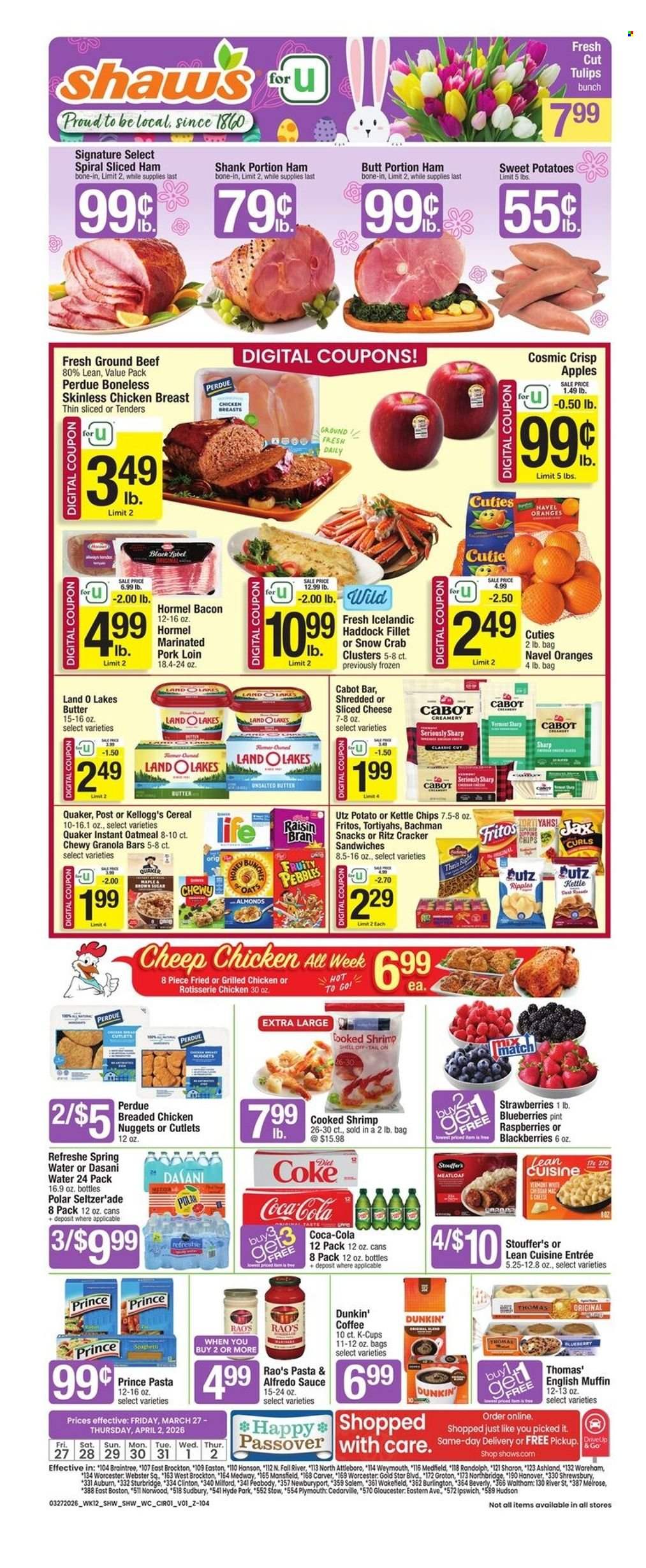 Shaw’s ad - 03/27/2026 - 04/02/2026. Page 1
